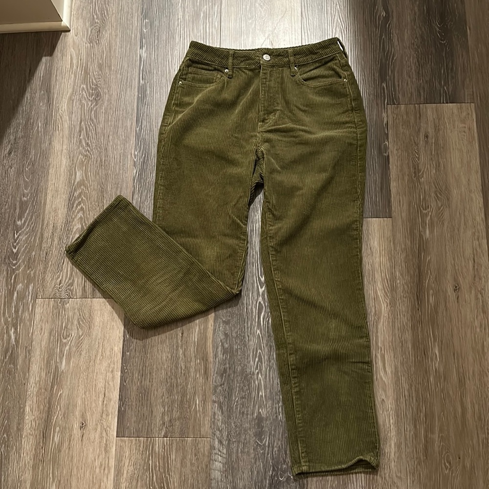Pacsun mom jeans - green corduroy